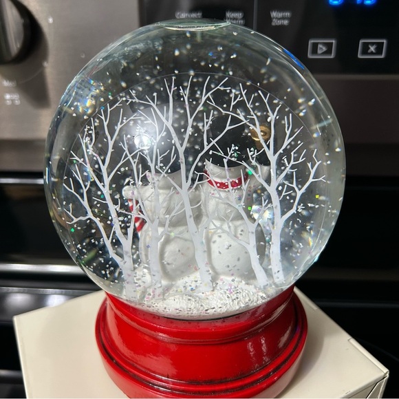 Red Snowman Holiday Decor Globe - Picture 3 of 6